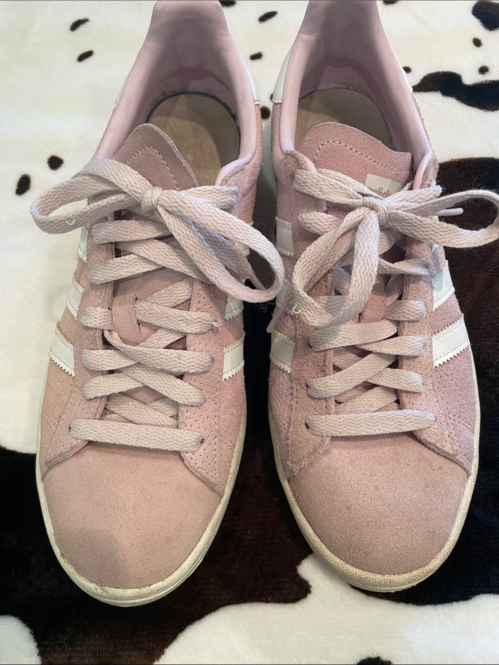 Women’s Pink Suede Low-Top Sneakers